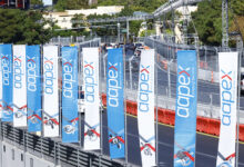 Row of AAPEX banners