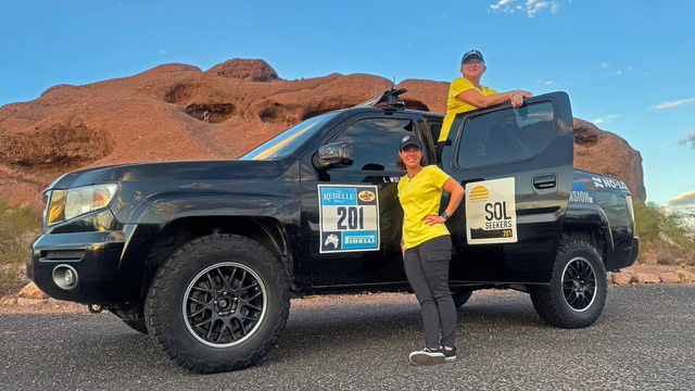 Rebelle Rally Team 201, Sol Seekers, Jill Ciminillo and Lola Wolford