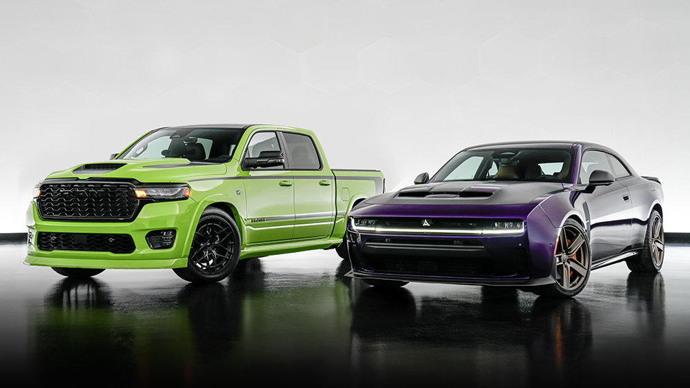 The Dude Ram 1500 and Dodge SIXPACK concept vehicles at SEMA