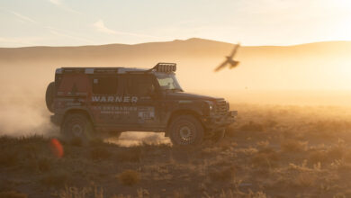 INEOS Grenadier at the 2024 Rebelle Rally, Dumont Dunes, California.