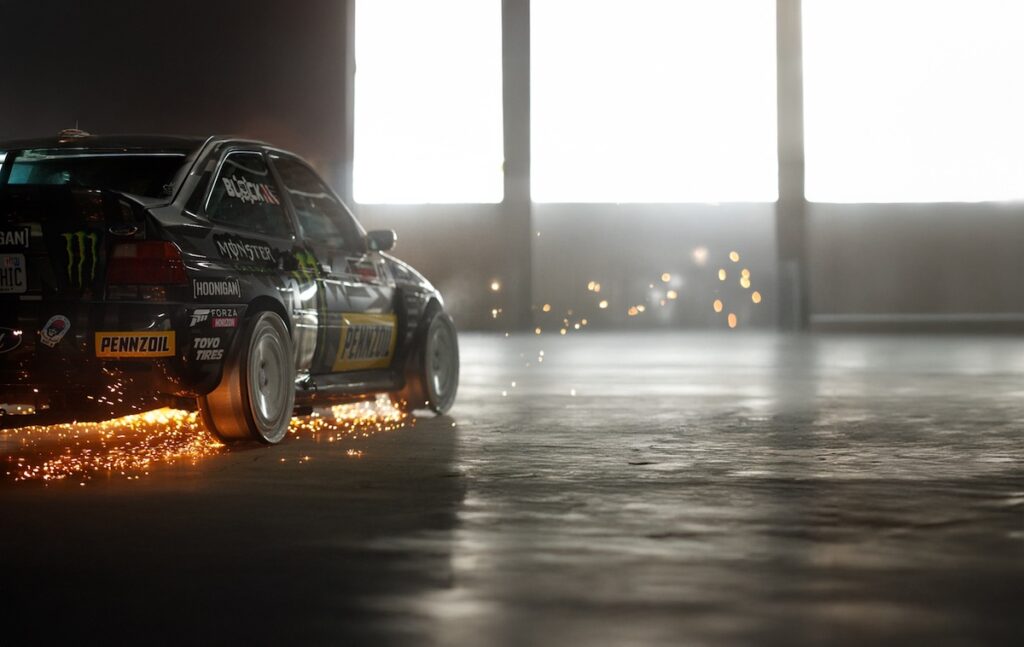 influencer pennzoil larry chen car burned off tires photo