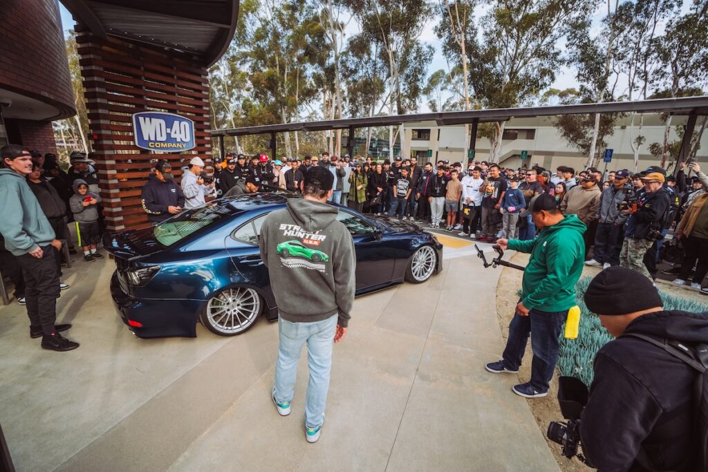 influencer wd40 throtl car show