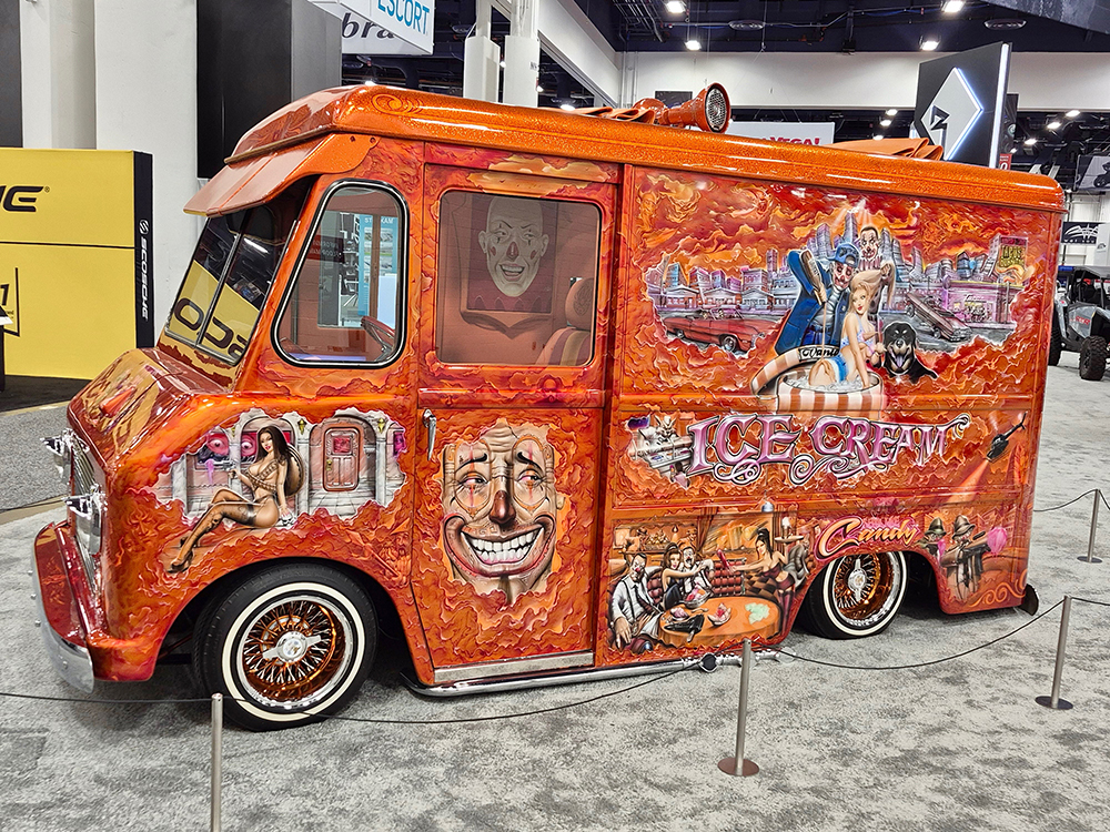 Lowrider Ice Cream Truck by Mr. Cartoon of Los Angeles