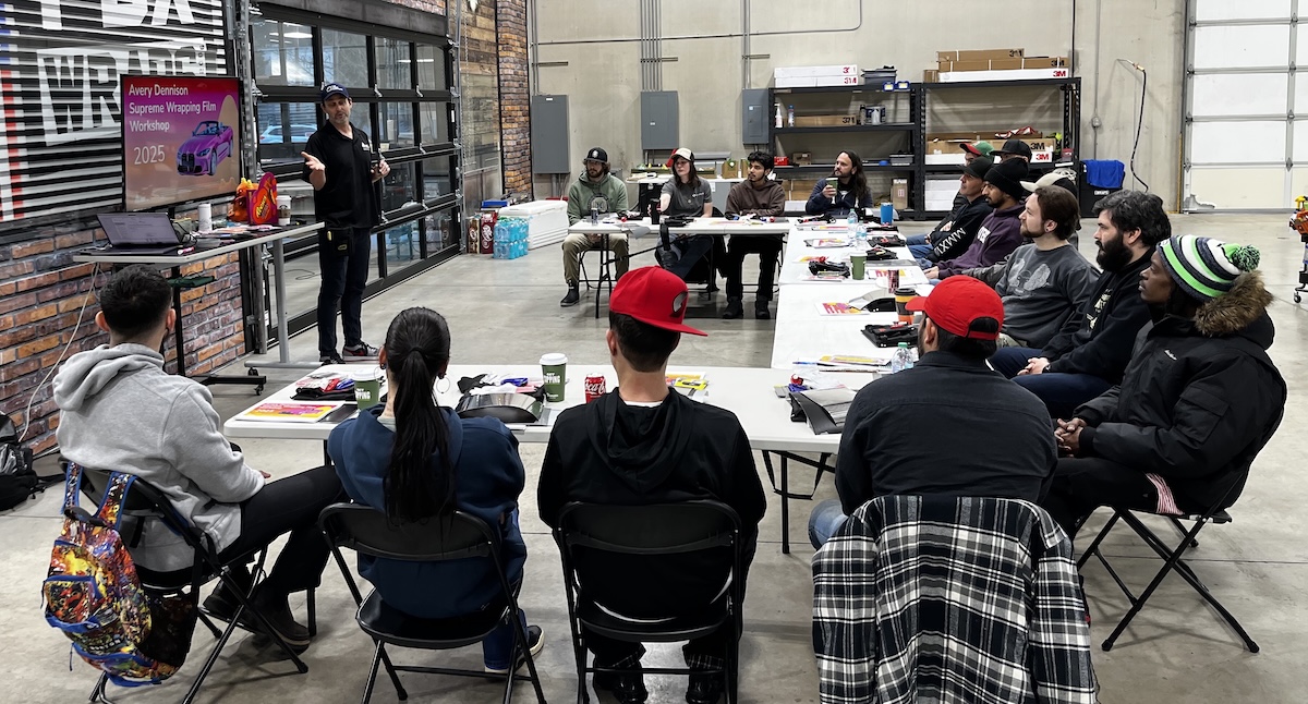 avery dennison film training session