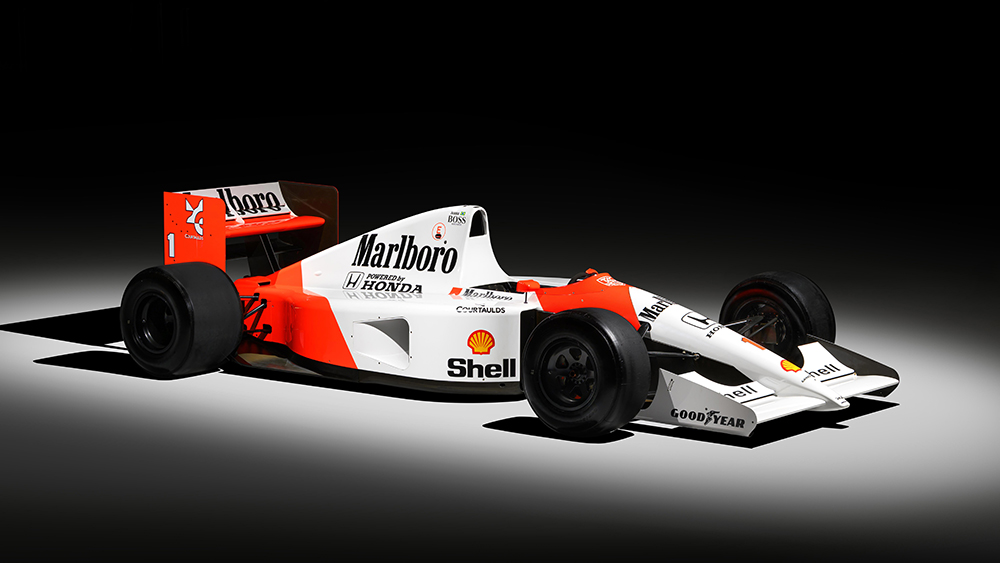 Ayrton Senna’s 1991 Brazilian Grand Prix–winning McLaren MP4/6