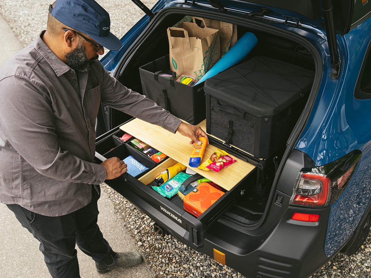 crossovers yakima rear cargo space storage organization upgrade