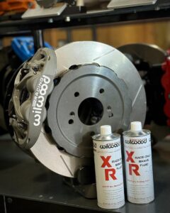 circle track wilwood racing brakes & rotor setup