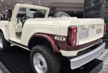 White Ford Bronco at SEMA Show