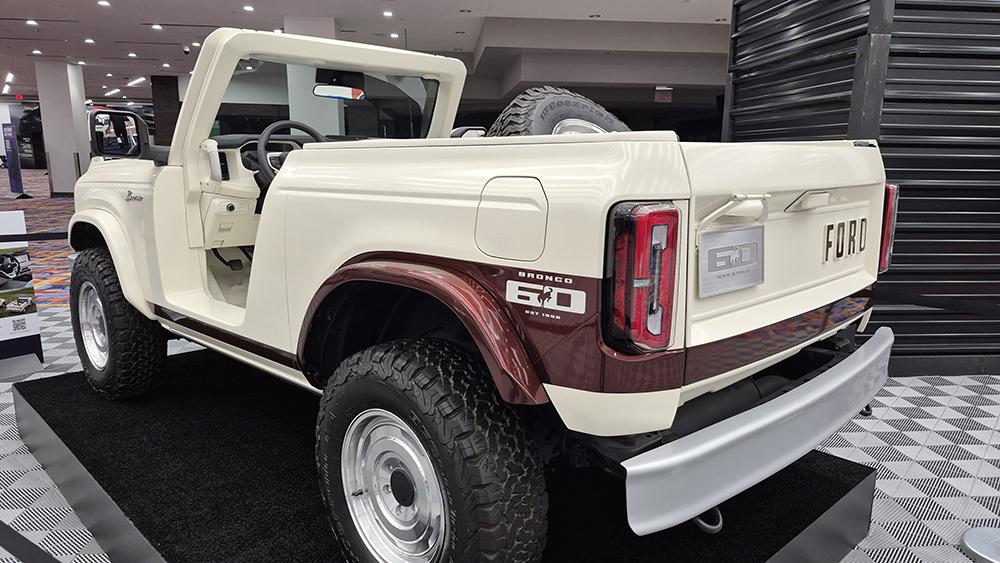 White Ford Bronco at SEMA Show