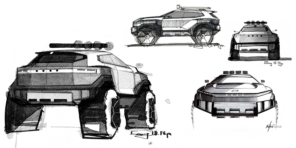 Hyundai Teases CRATER Concept sketches