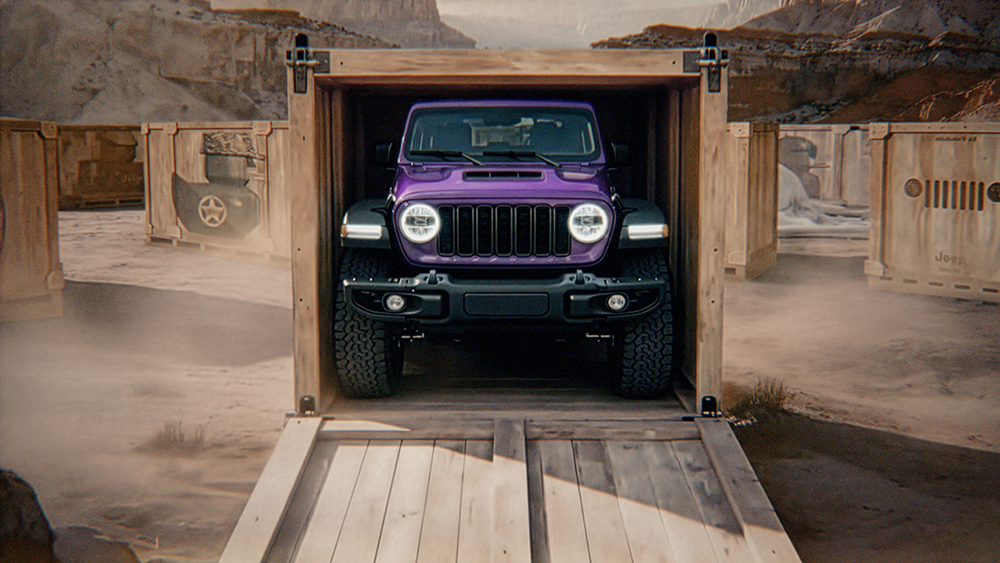 Jeep Wrangler Moab 392 in a crate
