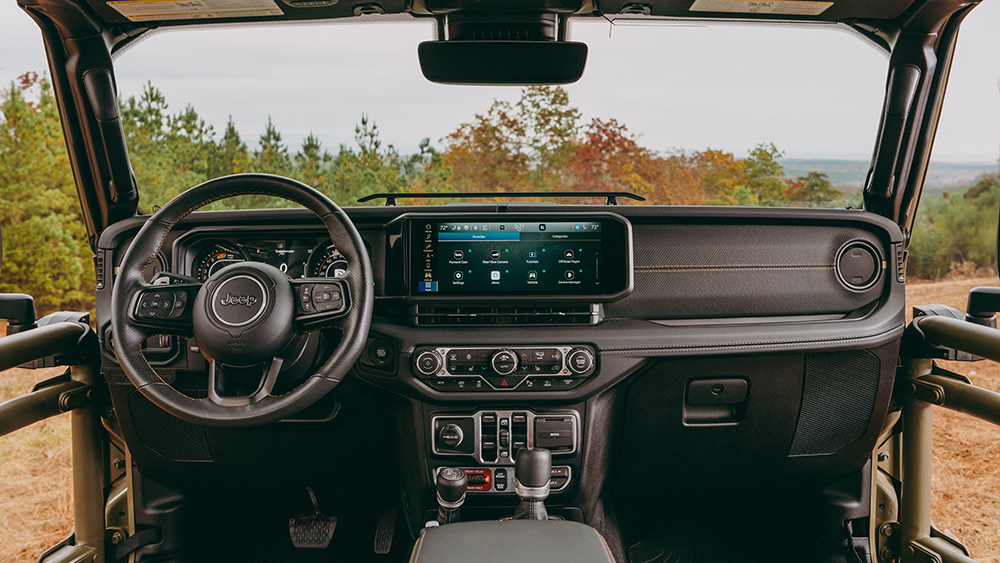 FOX Factory Jeep Wrangler Commando dashboard