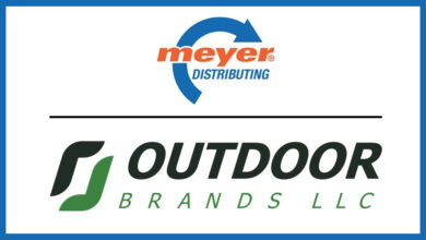 Meyer Distributing and Outdoor Brands logos