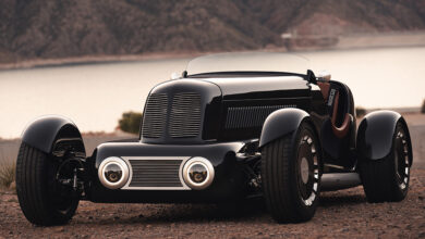 SP40 Restomod Speedster from front