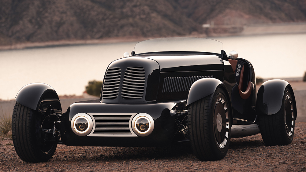 SP40 Restomod Speedster from front