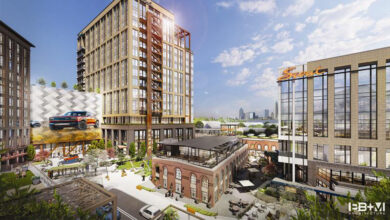 Scout Motors coporate headquarters rendering phase 1