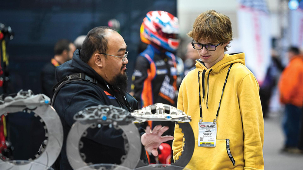 Student at the PRI Show