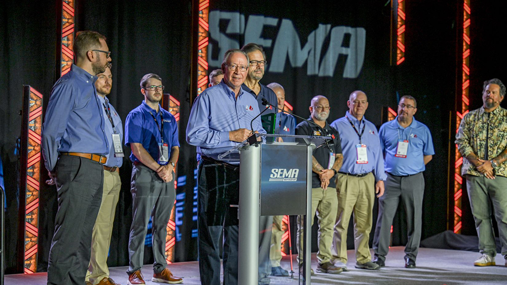 The AAM Group accepting the Channel Partner of the Year award