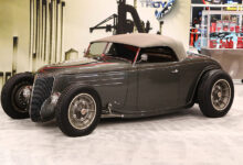 Custom 1936 fenderless Roadster