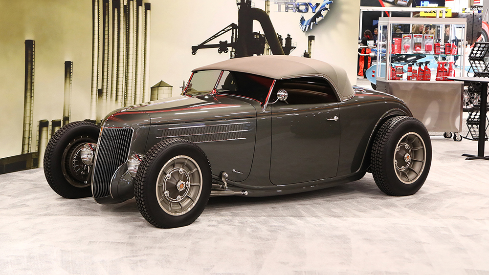 Custom 1936 fenderless Roadster
