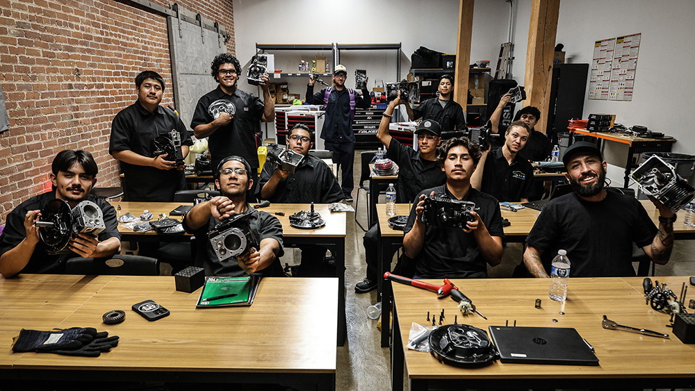 Acceler8 Automotive Education Program in classroom