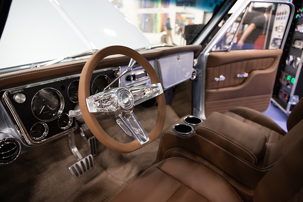 Best TMI Truck-Justin Fields-1972 Chevy C10 interior