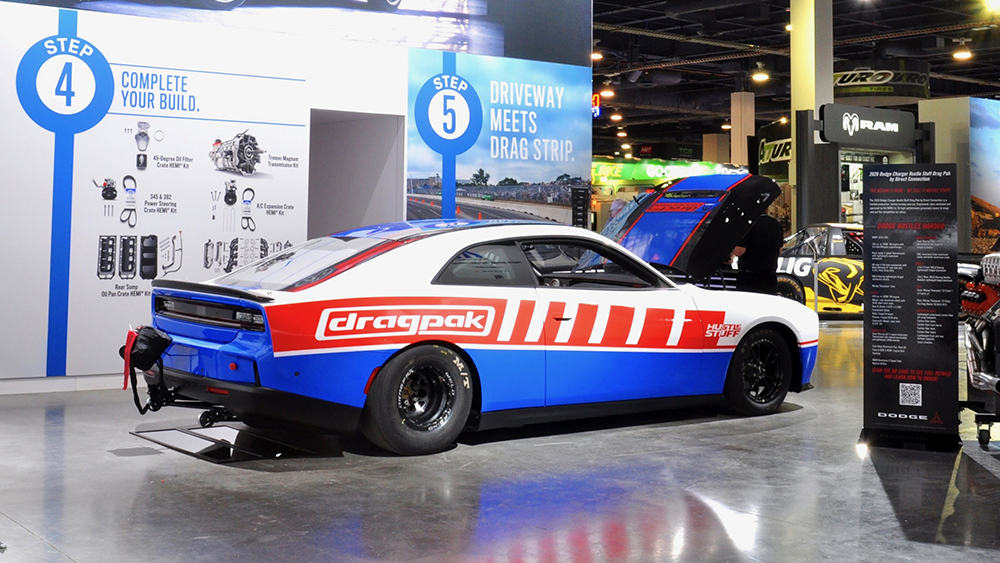 Dodge Charger Drag Pak in Mopar Booth