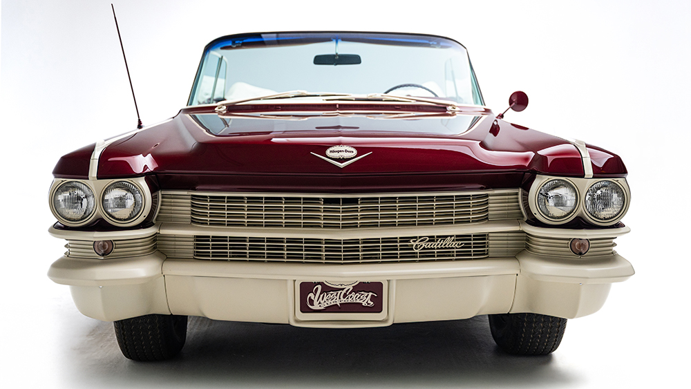 Häagen-Dazs Cadillac head-on