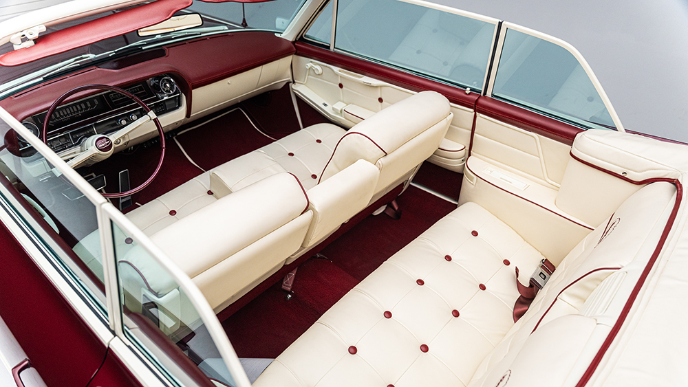 Häagen-Dazs Cadillac interior