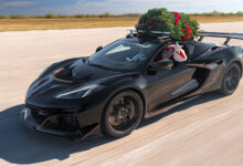 Hennessey C8 ZR1 Corvette Christmas Tree Run