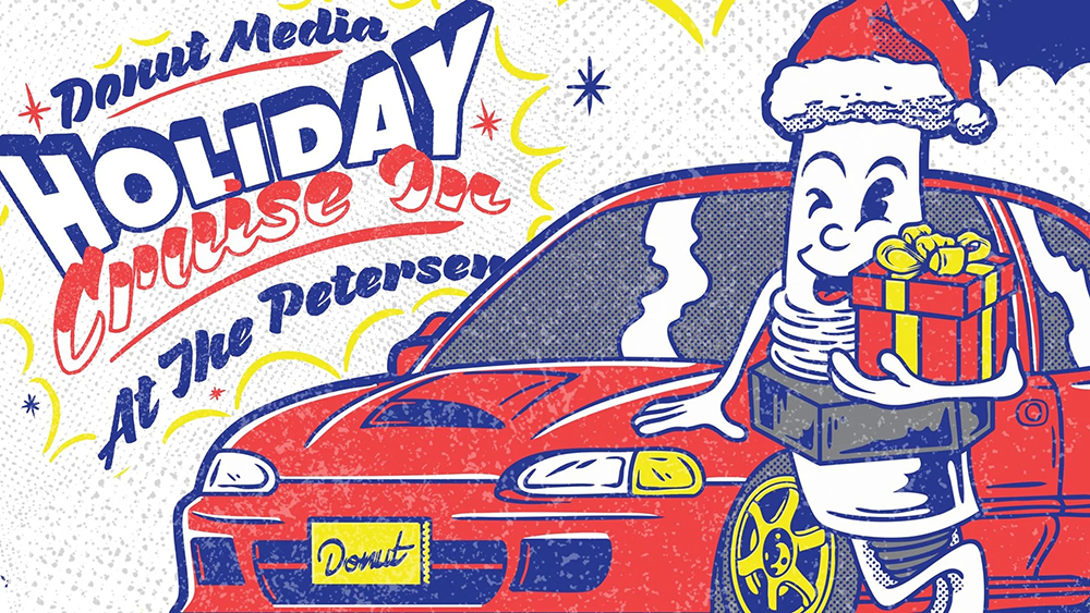 Graphic for the Donut Holiday Cruise-In & Toy Drive