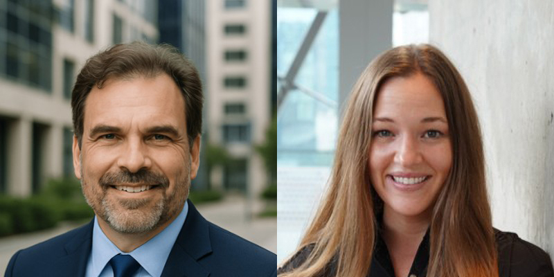 KYB's Mike Deckys and Whitney Howard