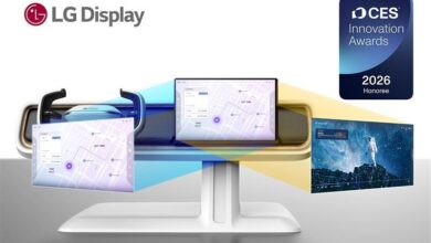 LG Display CES award graphic