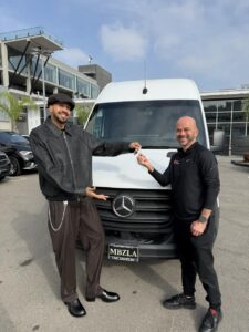 mercedes-benz esprinter van giveaway to charity