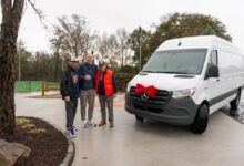 mercedes-benz esprinter van charity giveaway