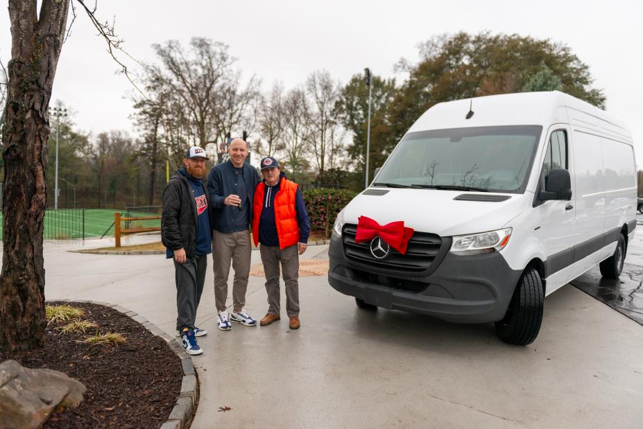 mercedes-benz esprinter van charity giveaway