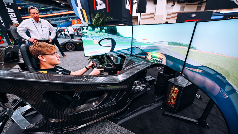 Sim Racing events at the 2025 PRI Show