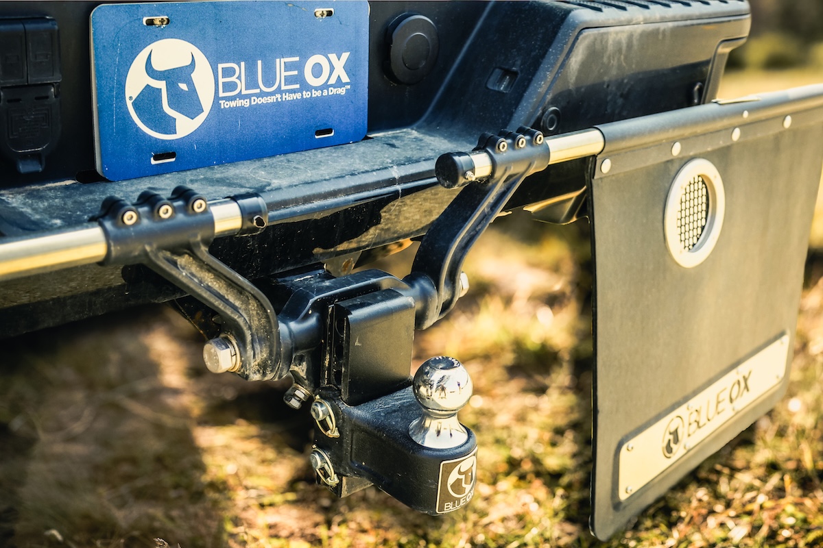 towing blue ox hitch ball