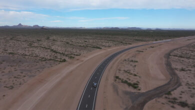 Toyota Arizona Proving Ground new 5.5 oval track