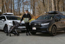 eBay Built to Spec Pete Davidson with two custom minivans