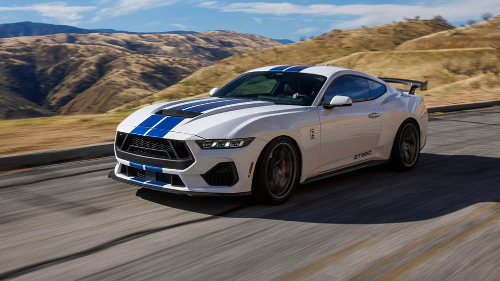 2026 Shelby GT350 fastback on road