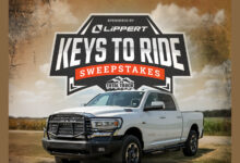 AAM Keys to Ride Sweepstakes promotional poster with photo of Ram 2500