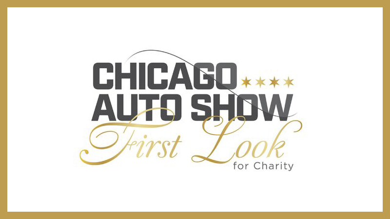 Chicago Auto Show First Look for Charity Logo