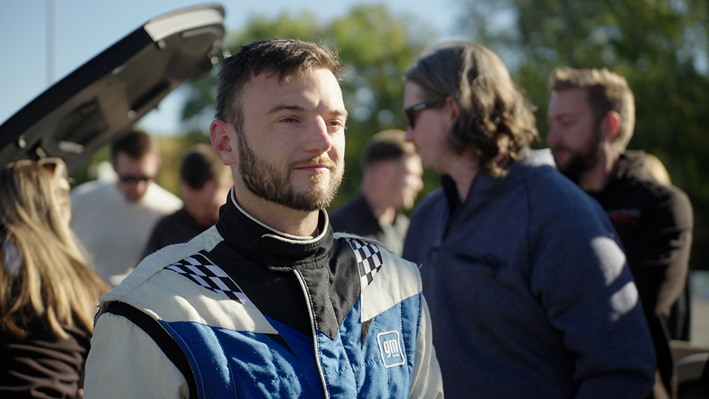 Corvette development engineer and test driver Stefan Frick.