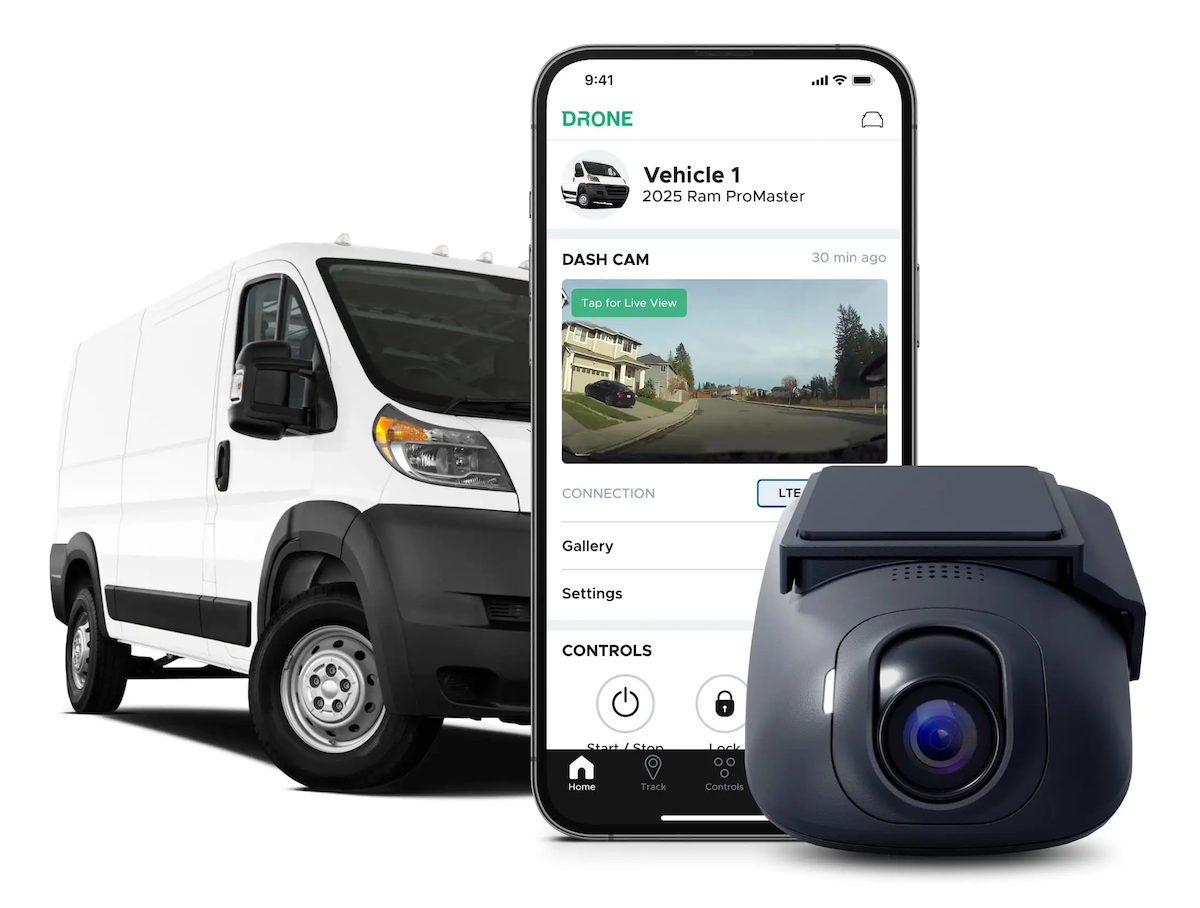fleet upfitting firstech camera system for van
