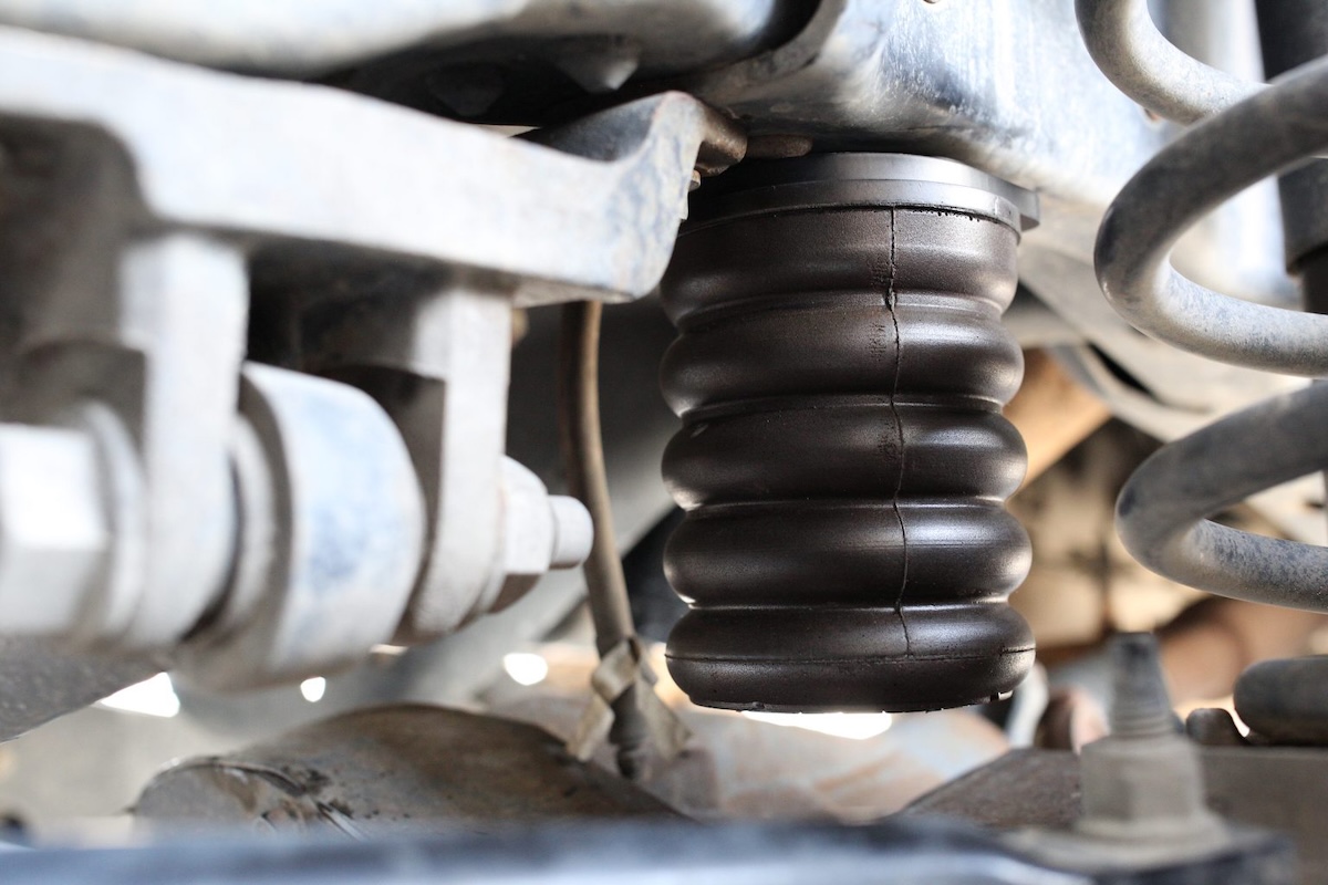 fleet upfitting supersprings suspension support closeup