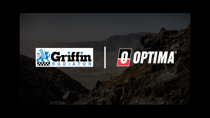 Griffin Radiator and Optima Logo for King of the Hammers