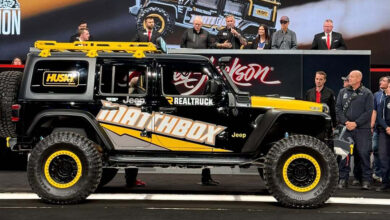 RealTruck's Matchbox Jeep Wrangler at Barrett-Jackson auction