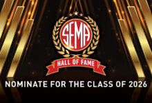 SEMA Hall of Fame Class of 2026 graphic