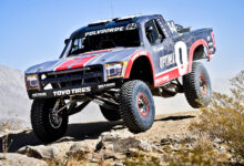 Truck competing in King of the Hammers